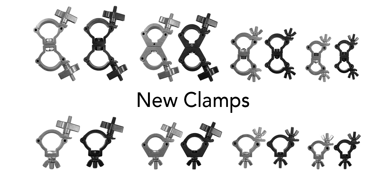 Expanded Event Lighting Clamp Range