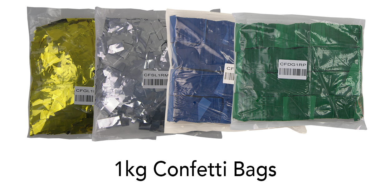 New 1kg bags of confetti!