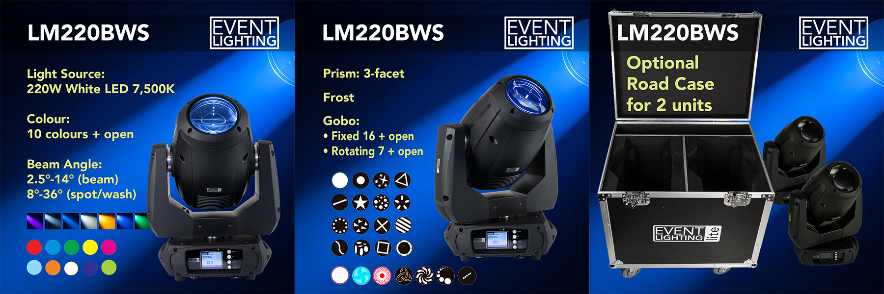Product Spotlight - Event Lighting LM220BWS