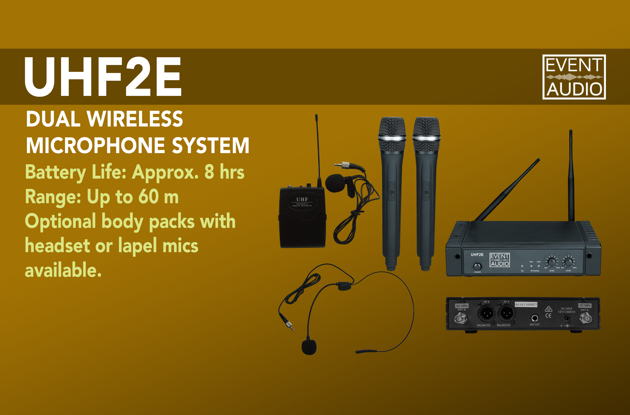 Product Spotlight - Event Audio UHF2E