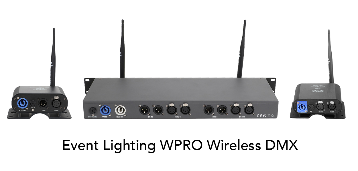 Event Lighting WPRO Wireless DMX with WDMX & CRMX Landing Shortly