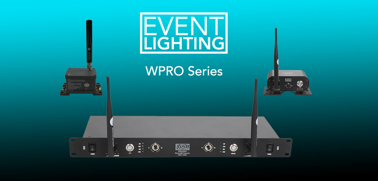 Event Lighting WPRO Series with WDMX & CRMX Back in Stock