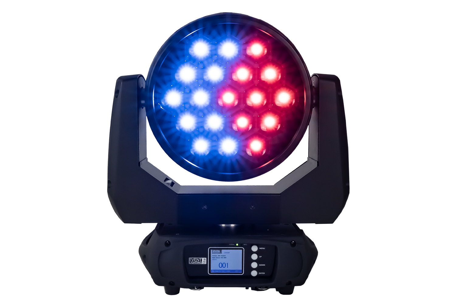 Event Lighting Lite LM19X30P 19x 30W Moving Head with Pixel Control, front