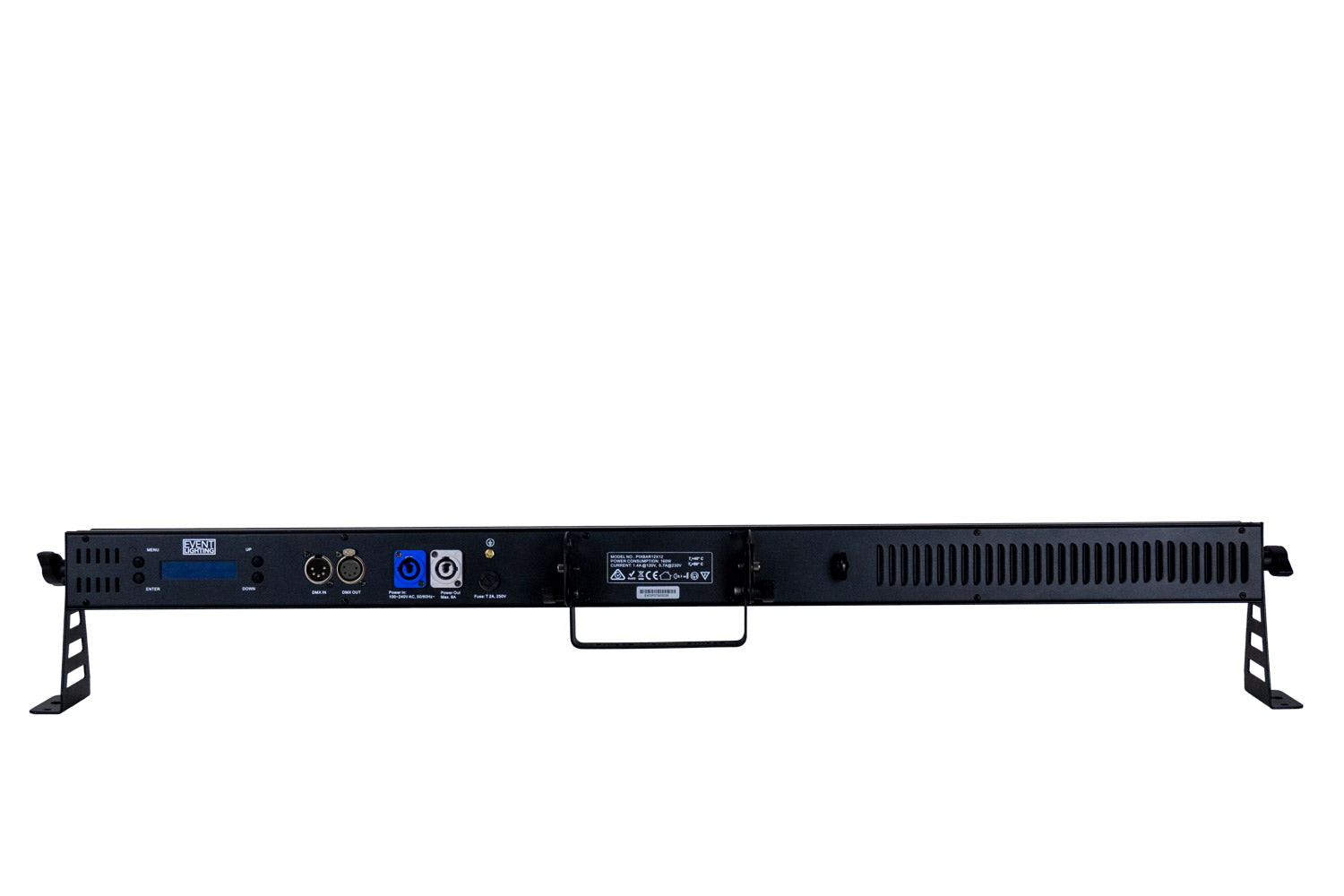 PIXBAR12X12 - 12x 12 W RGBWAU Pixel Control Bar (Black)