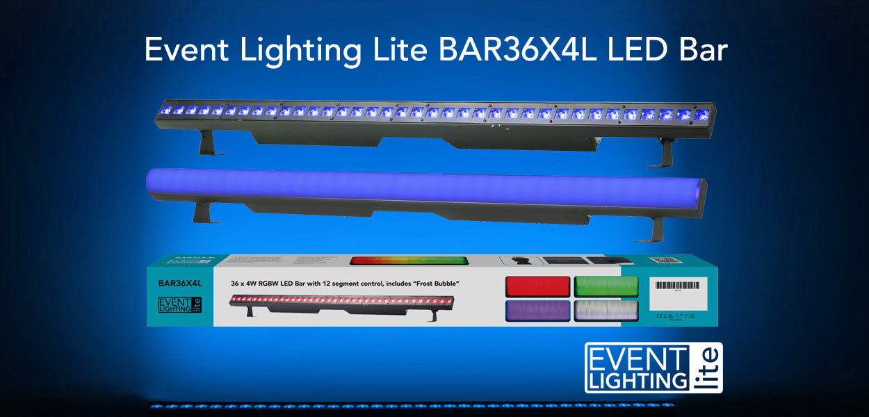 Event Lighting Lite BAR36X4L LED Bar with 12 Segment Control