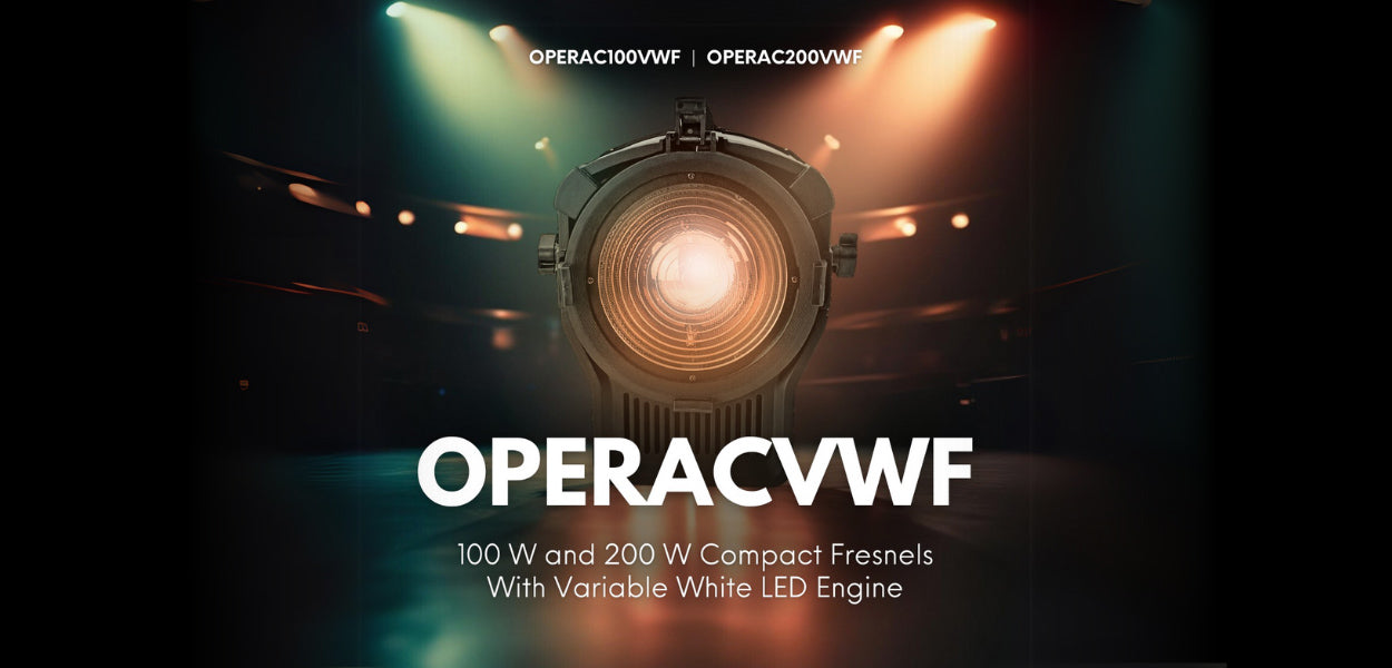 The NEW OPERA Compact Series Fresnel Lights