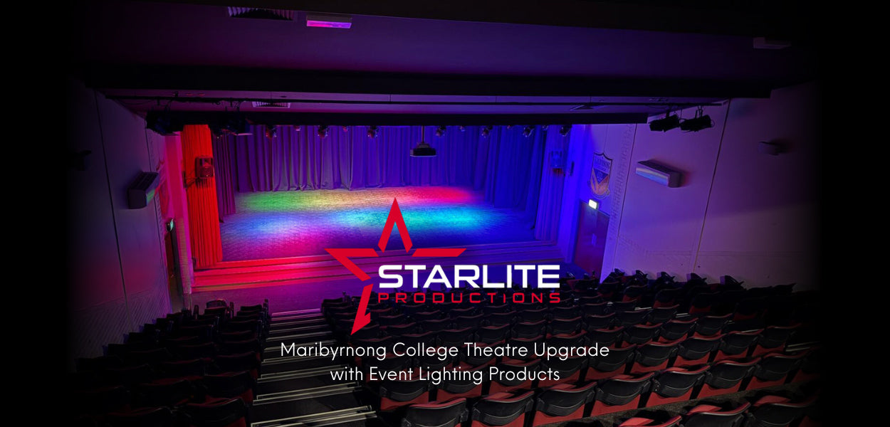 Maribyrnong College Theatre upgrade with Event Lighting products