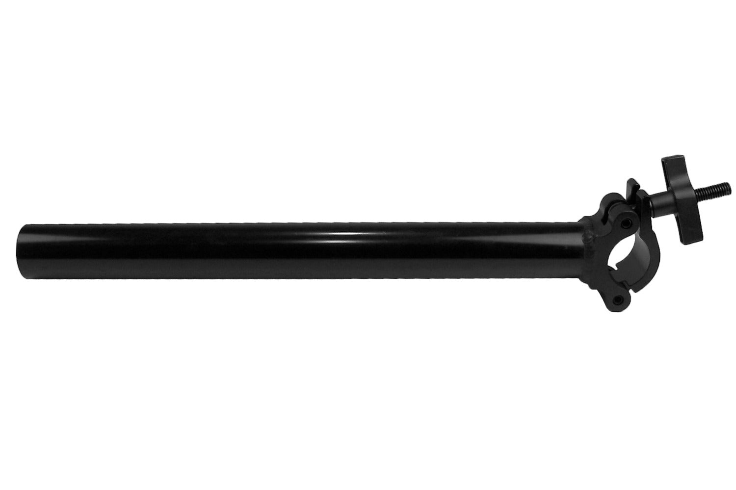 BOOMARM105B - 0.5m Boom Arm Pole with Single Pipe Clamp (Black)