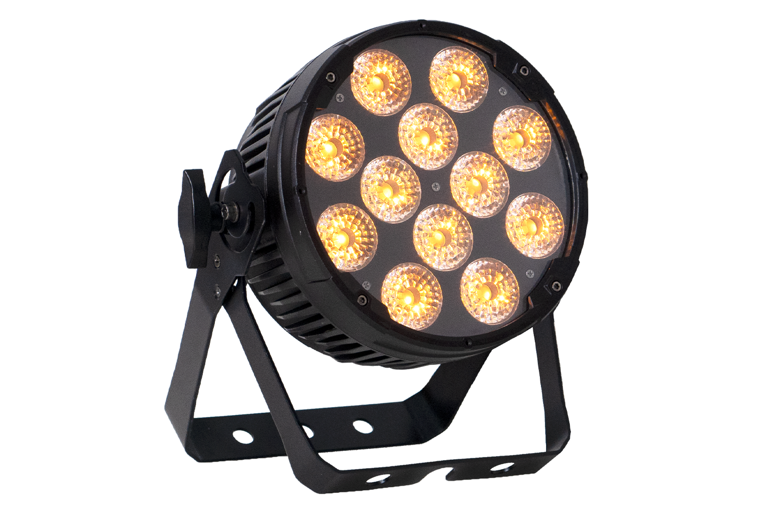 Event Lighting PAR12X12 parcan, front amber