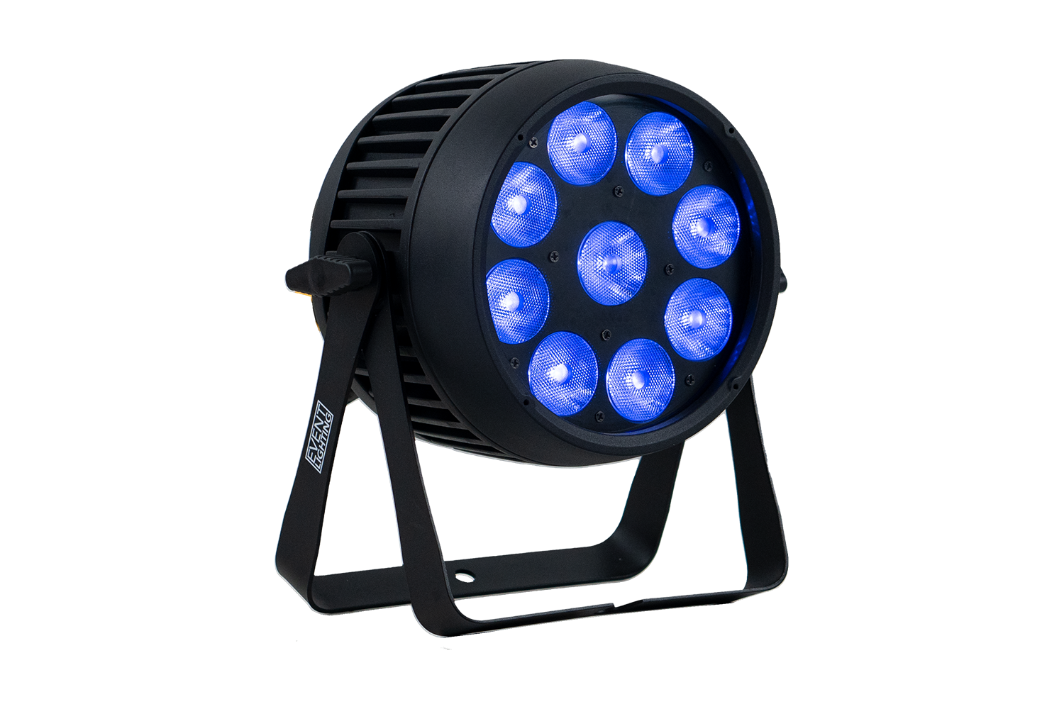 Event Lighting PAR9X15O front blue 1500 × 1000px