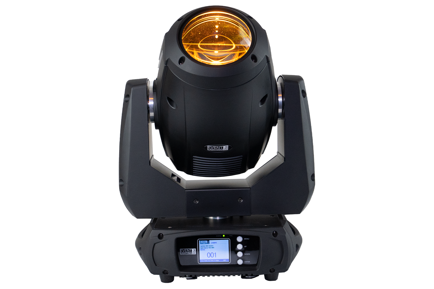 Event Lighting Lite LM180BWS hybrid moving head, front orange