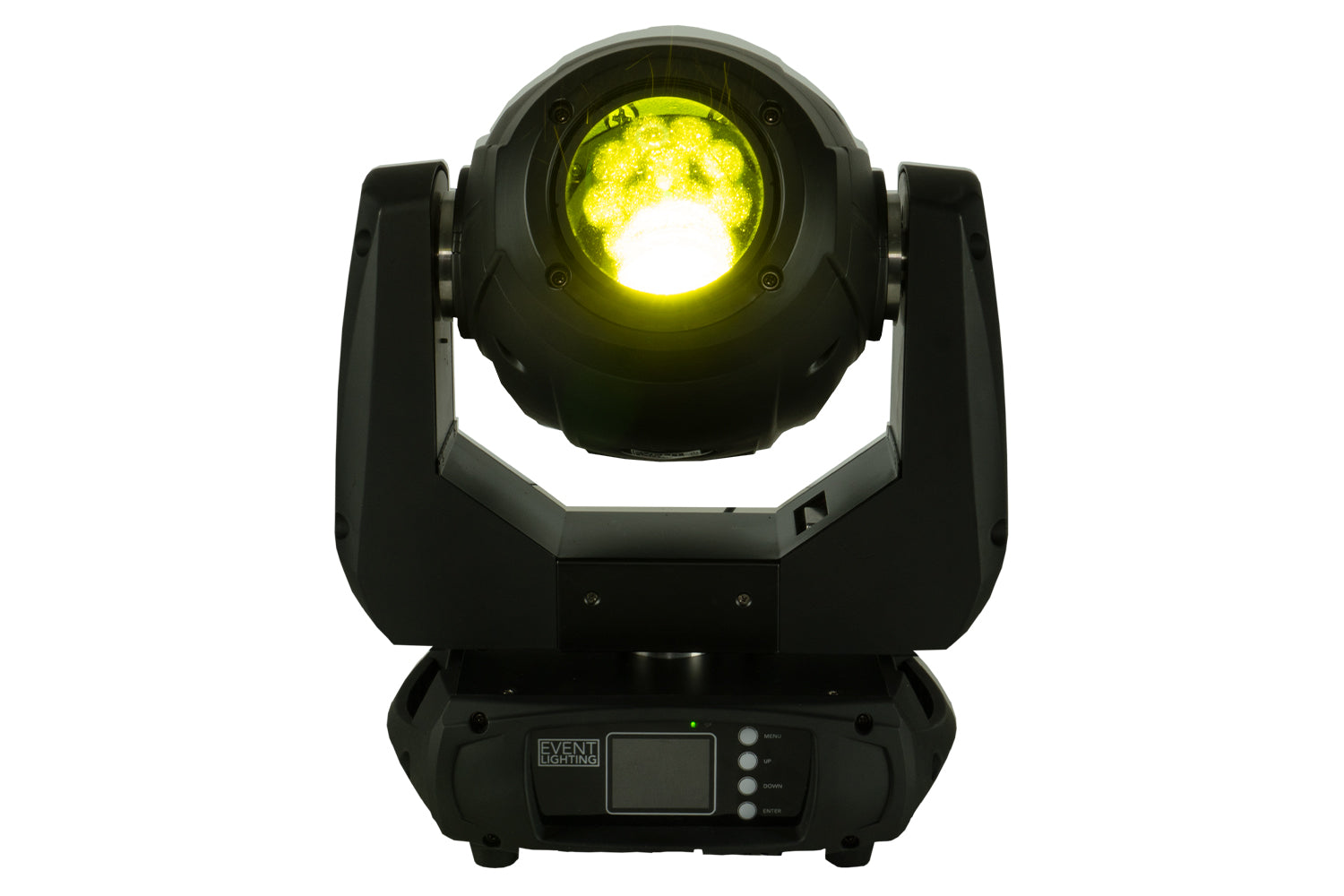 Event Lighting Lite LM250 Moving Head, front, yellow