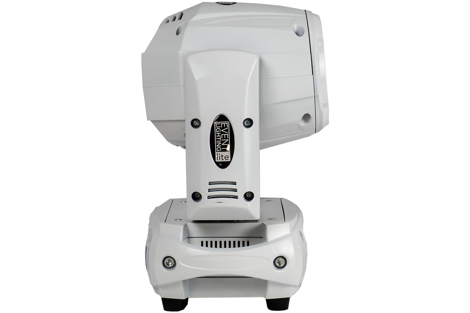 Event Lighting Lite LM75W LED Spot Moving Head (White Chassis) side view