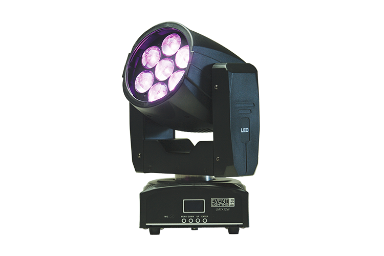 Event Lighting Lite - LM7X12W - 7x12W RGBW zoom moving head wash