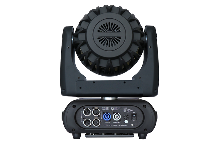 Event Lighting M19W20 Moving Head Zoom Wash Back View