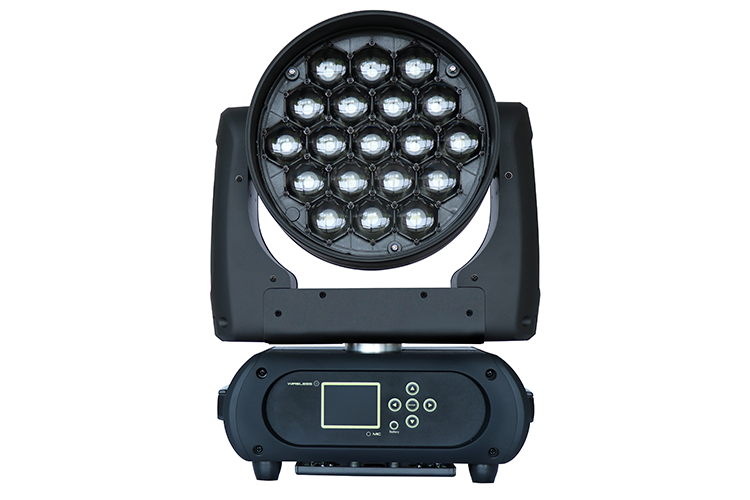 Event Lighting M19W20 Moving Head Zoom Wash Front View