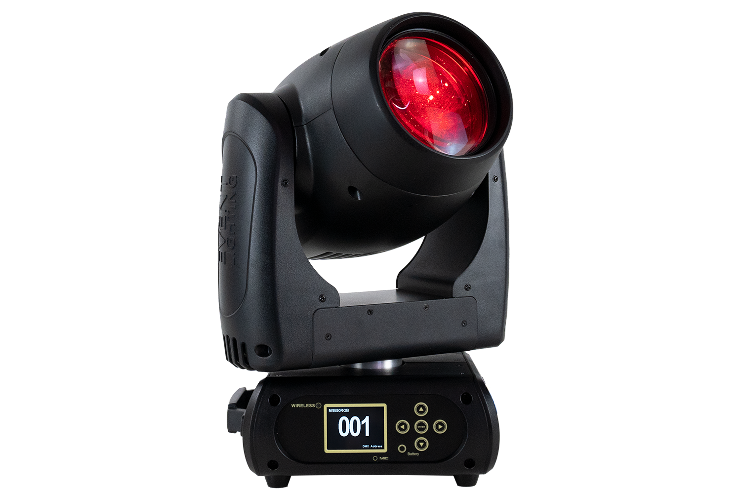 Event Lighting M1B50RGB beam moving head, hero, red