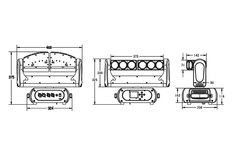 Event Lighting Moving Head M6B20W