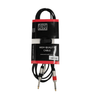 Event Audio MJ2J3 - 3m 2x Jack Male to Mini Jack Male Signal Lead - Red and Black Ring packaged product 