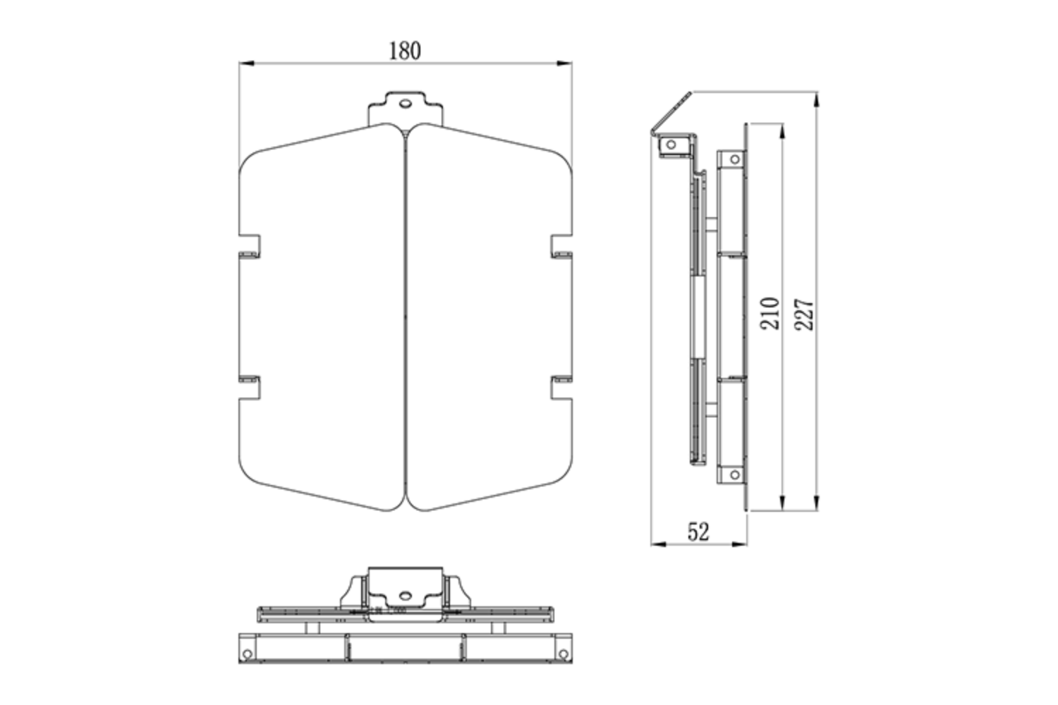 Event Lighting PAR5RBD  line drawing