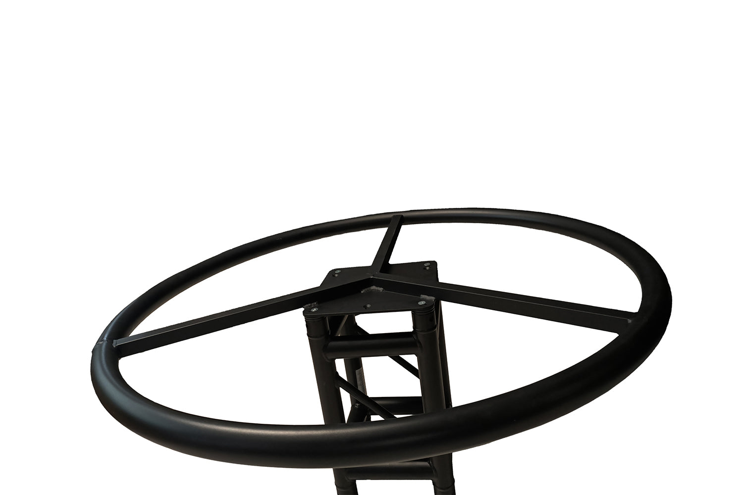 Products T1200CBK - 1200mm Circular Top Truss Section (Black) top view