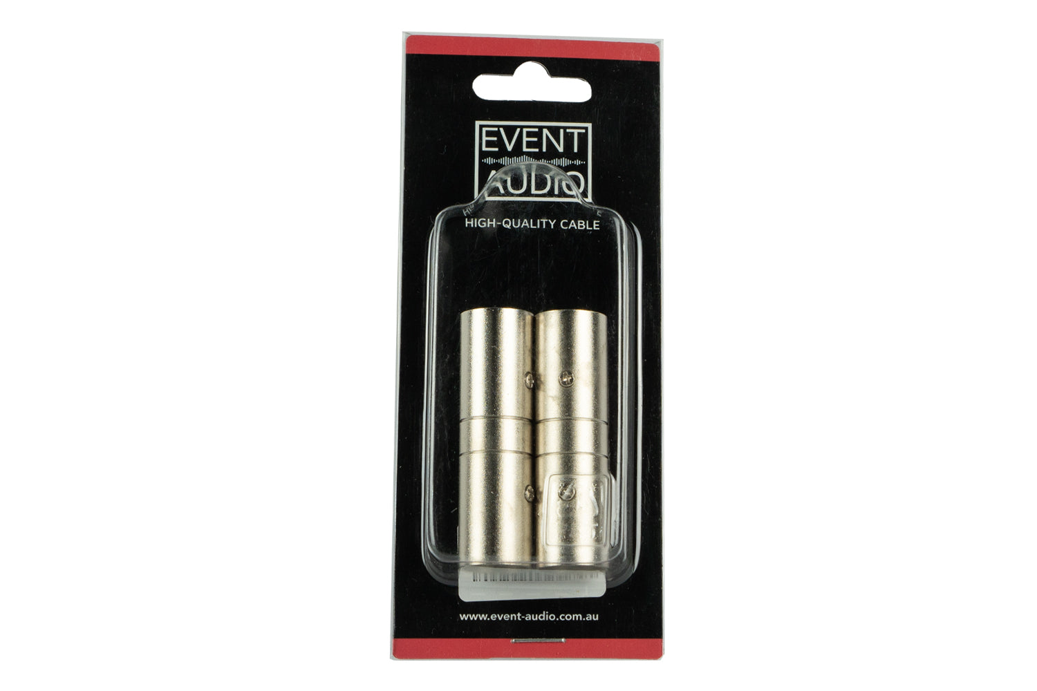 Event Audio XLRMXLRM - XLR 3 Pin Male to Male Adaptor packaging